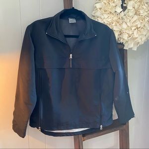 Nike Golf Style 1/4 Zip Vented w/ Side &Wrist Vents Ladies Small Parka Like Feel